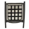 Manhattan Comfort Furttuo Steel Rattan Outdoor Rocking Chair with Cushions in Cream OD-CV017-CR